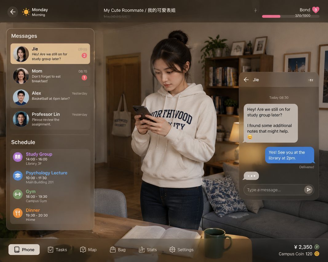 我的可爱表姐 角色互动 详情图 4